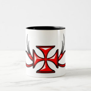 Bicolor Taza cruzada de Templar