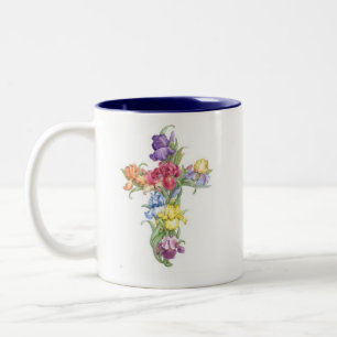 Bicolor Taza cruzada - iris