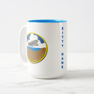 BICOLOR TAZA CV-63 USS KITTY HAWK