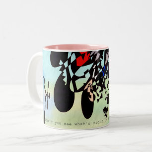 Bicolor Taza dada dios