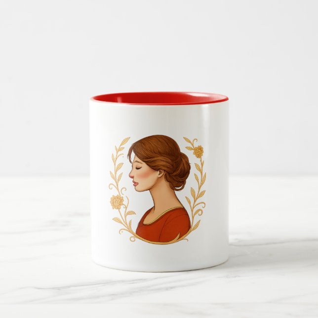Bicolor Taza - Dama (Centro)