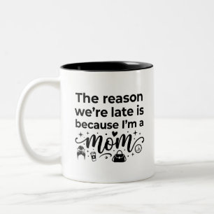 Bicolor Taza de 11oz de dos tonos con cita para amantes de