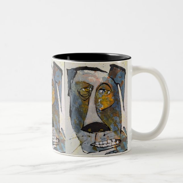 Bicolor Taza de 11oz definitivamente protegida (Derecha)