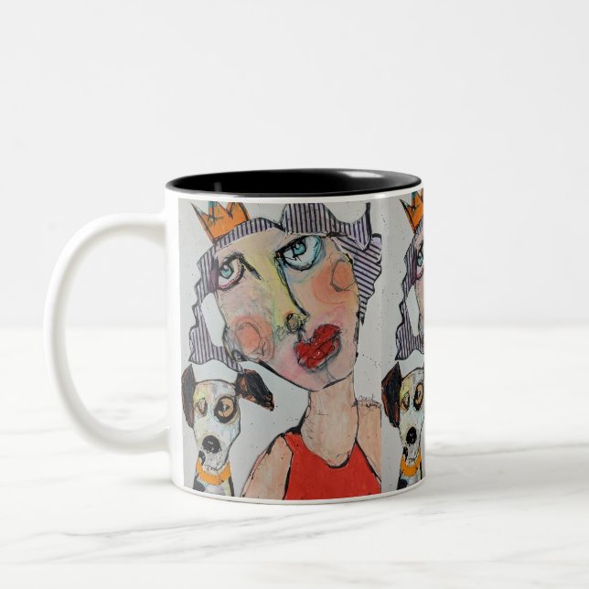 Bicolor Taza de 11oz Unspoken Bond  (Izquierda)