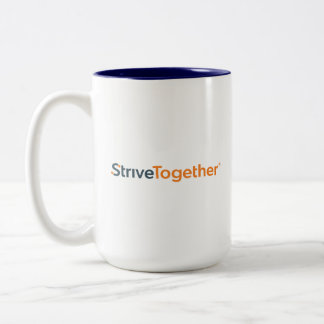 Bicolor Taza de 13oz - Interior Azul