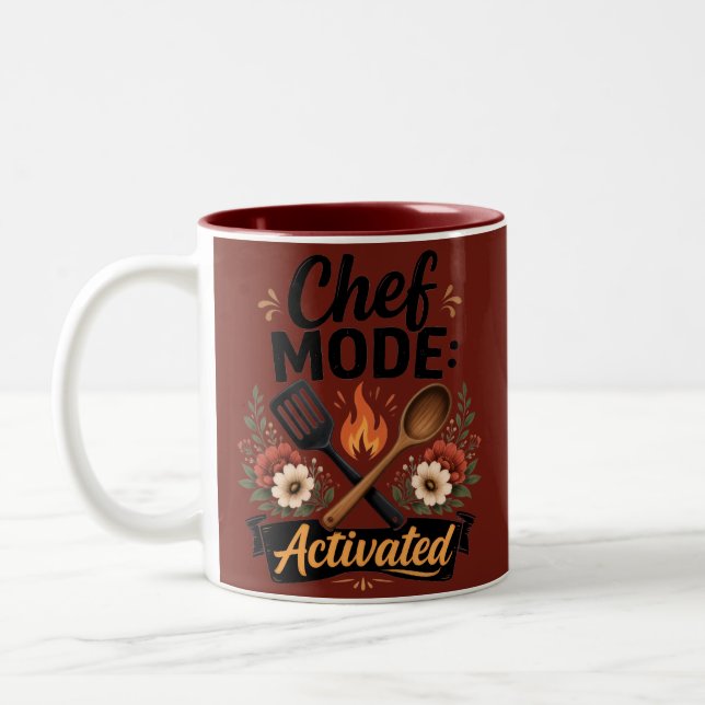 Bicolor Taza De Acento Modo Chef Activado (Izquierda)