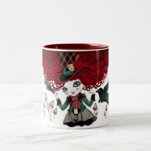Bicolor Taza de Acertijo Loco