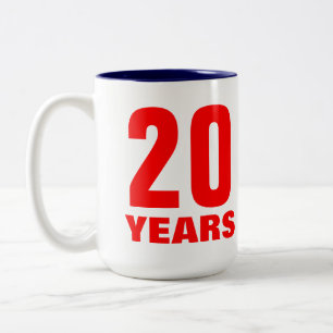 Bicolor Taza de agradecimiento a empleados para mantener l