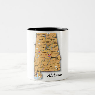 Bicolor Taza de Alabama