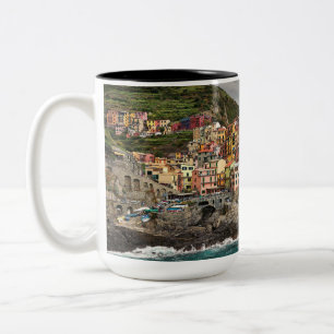 Bicolor taza de ambición , café Vista natural taza