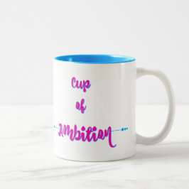 Bicolor Taza de ambición - rosa