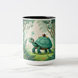 Bicolor Taza de Amor de Tortuga