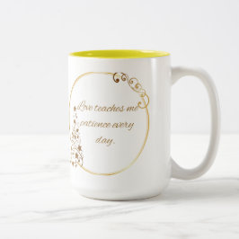 Bicolor Taza de amor eterno