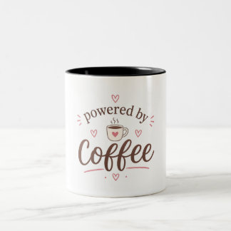Bicolor Taza de Amor por el Café Adorable | Regalo de Taza