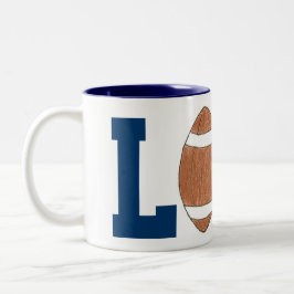 Bicolor Taza de amor por el fútbol