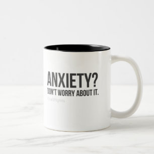 Bicolor Taza de ansiedad