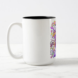 Bicolor Taza de artista de TADC