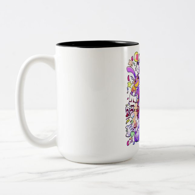 Bicolor Taza de artista de TADC (Izquierda)