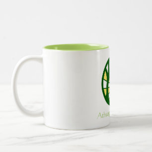 Bicolor taza de Atheopaganism del Dos-tono