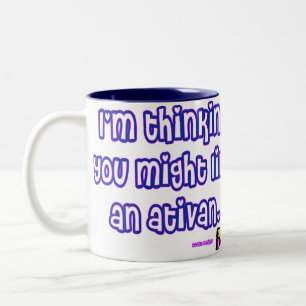 Bicolor Taza de Ativan