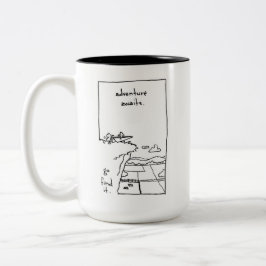 Bicolor Taza de aventura