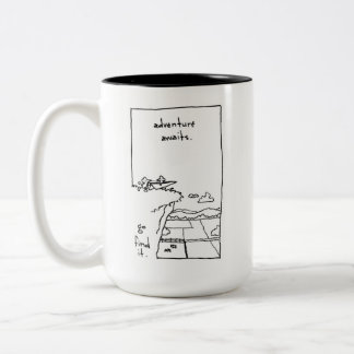 Bicolor Taza de aventura