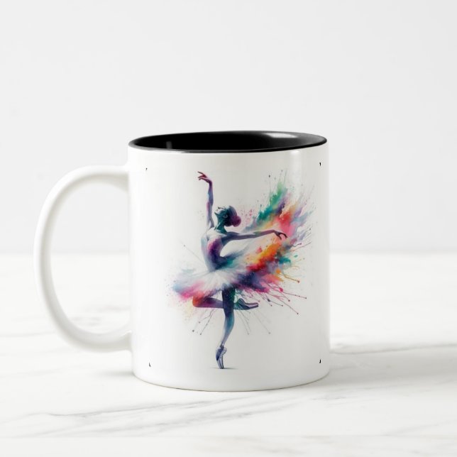 Bicolor Taza de bailarina (Izquierda)