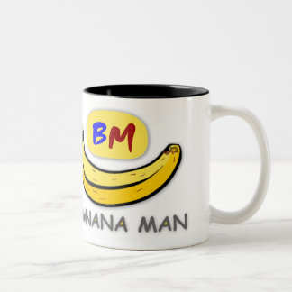 Bicolor Taza de BananaMan