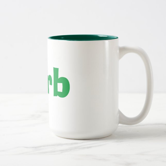 Bicolor Taza de Barb (Derecha)