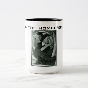 Bicolor Taza de bebida de la Segunda Guerra Mundial - En e
