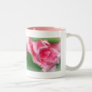 Bicolor Taza de bebida Rosa Rosa en plena floración