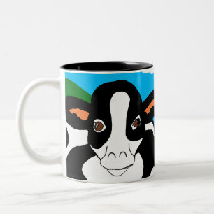 Bicolor Taza de BlueSkyCows