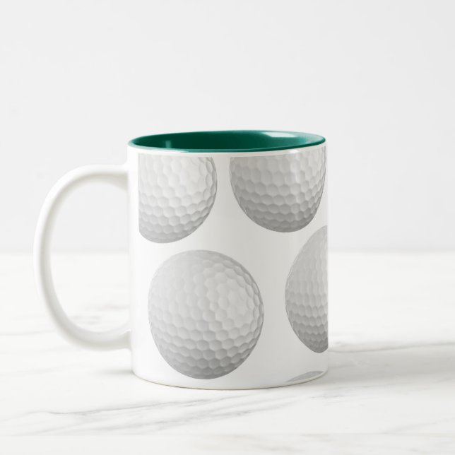 Bicolor Taza de Bola de Golf (Izquierda)