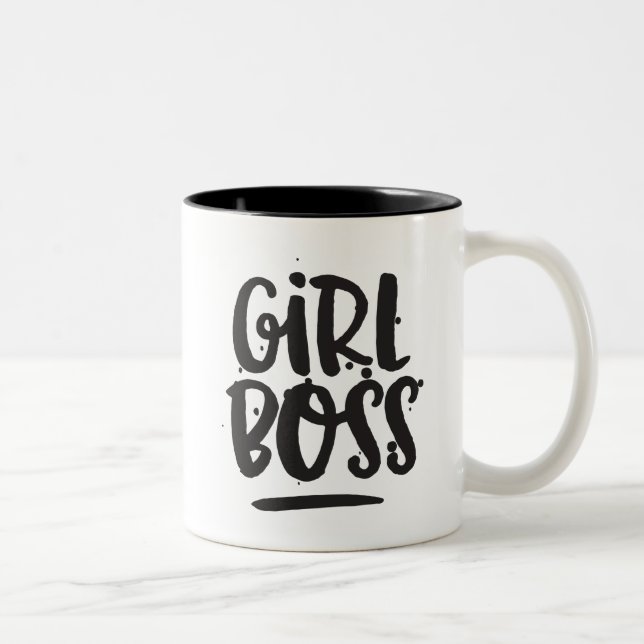 Bicolor Taza de Boss del chica (Derecha)