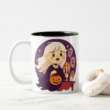 Taza de bruja de Halloween de terror linda – Fanta