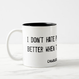 Bicolor Taza de Buk