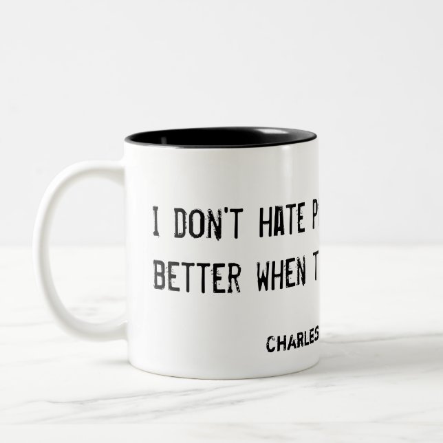 Bicolor Taza de Buk (Izquierda)