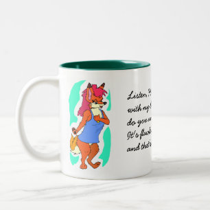 Bicolor Taza de Buttonslogic