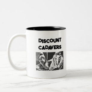 Bicolor Taza de cadáveres con descuento