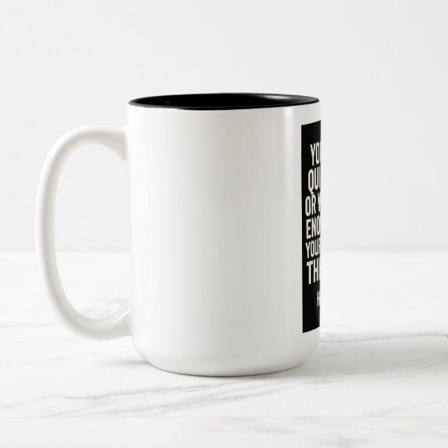 Bicolor Taza de café (Izquierda)