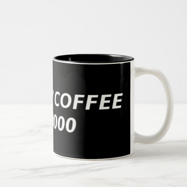 Bicolor Taza de café #000000 (Derecha)