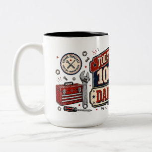 Bicolor Taza de café 100% de probabilidad de que papá lo a