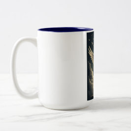 Bicolor Taza de café Ángeles Celestiales Gloriosos