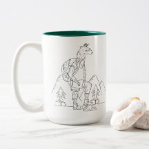 Taza de café ardiente del rastro de Trailpaca