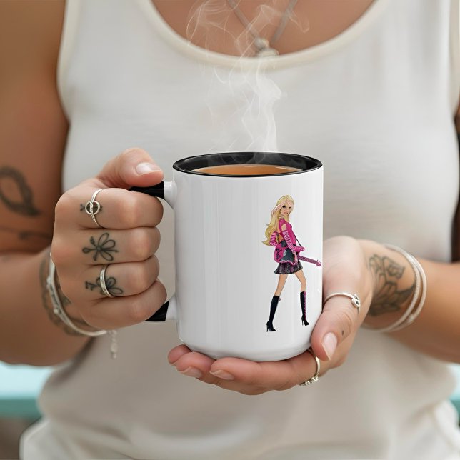Bicolor Taza de café Barbie (Subido por el creador)