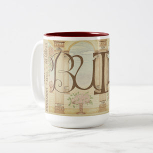 Bicolor Taza de café BUILD
