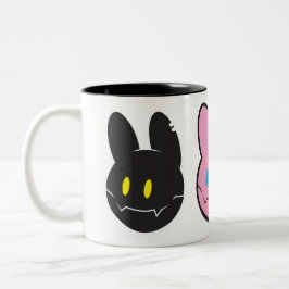 Bicolor Taza de café Bunny