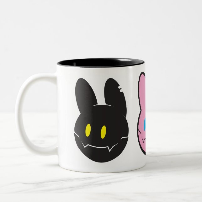 Bicolor Taza de café Bunny (Izquierda)