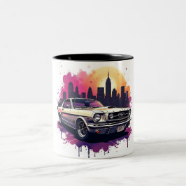 Bicolor Taza de café Classic Mustang