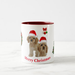 Bicolor Taza de café Cocker spaniel